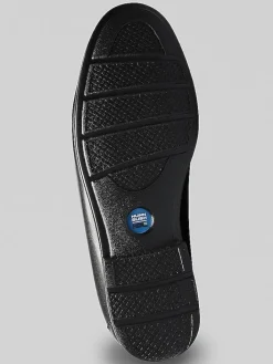 Loafers & Slip-ons-Nunn Bush Drexel Moc Toe Penny Loafers Black