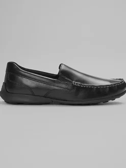 Loafers & Slip-ons-Rockport Dudley Moc Toe Casual Loafers Black