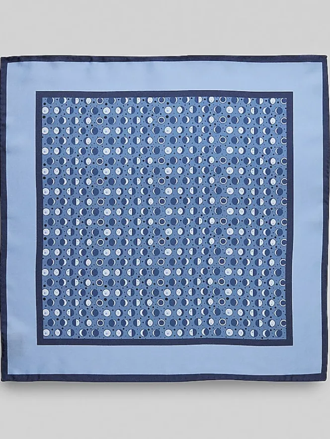 Formal Accessories|Pocket Squares-Awearness Kenneth Cole Eclipse Pocket Square Black