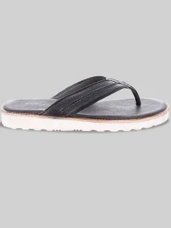 Casual Shoes|Casual Shoes-Bedstu Elias Slide Sandals Black Rustic