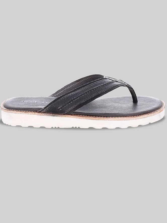 Casual Shoes|Casual Shoes-Bedstu Elias Slide Sandals Black Rustic