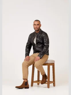 Boots-Vintage Foundry Evans Chelsea Boots Black