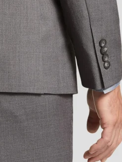 Suit Separates|Big & Tall Suits-Awearness Kenneth Cole Executive Fit Suit Jacket Black/White Sharkskin