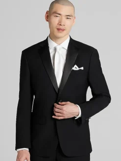 Big & Tall Suits|Big & Tall Tuxedos-Pronto Uomo Platinum Executive Fit Suit Tuxedo Jacket Formal