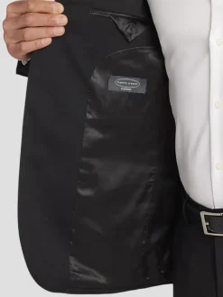 Suit Separates|Big & Tall Suits-Pronto Uomo Platinum Executive Fit Wool Blend Suit Jacket Black