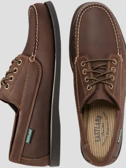 Casual Shoes|Casual Shoes-Eastland Falmouth Camp Leather Moc Toe Oxfords Brown
