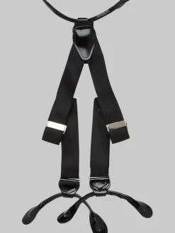 Formal Accessories|Suspenders-Men's Wearhouse Fancy Big & Tall Silk Braces Black