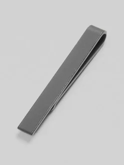 Formal Accessories|Jewelry-Pronto Uomo Flat Slide Short Tie Bar Black