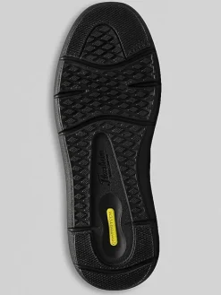 Sneakers|Casual Shoes-Florsheim Fleet Perforated Toe Elastic Lace Sneaker Black