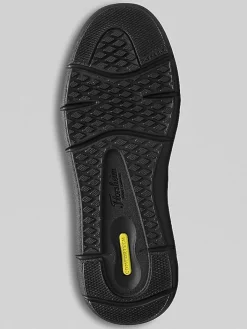 Sneakers|Casual Shoes-Florsheim Fleet Plain Toe Slip-On Sneakers Black