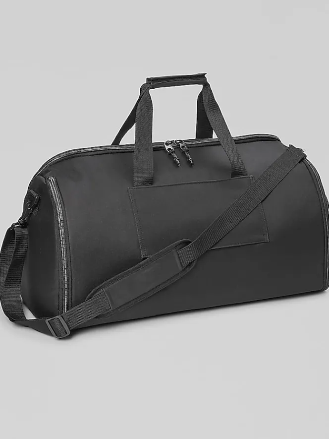 Travel & Luggage-Pronto Uomo Garment Duffel Bag Black