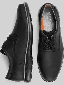 Oxfords|Dress & Formal Shoes-Rockport Garrett Plain Toe Oxfords Black