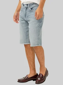 Shorts|Shorts-Silver Jeans Gordie Relaxed Fit Shorts Light Wash