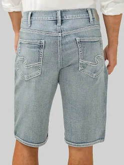 Shorts|Shorts-Silver Jeans Gordie Relaxed Fit Shorts Light Wash