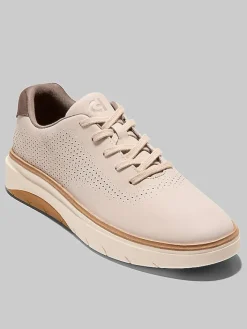 Sneakers|Casual Shoes-Cole Haan GrandPro FeatherArc Laser Sneakers Ironstone Nubuck/Silver Birch/