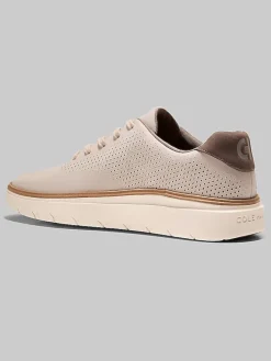 Sneakers|Casual Shoes-Cole Haan GrandPro FeatherArc Laser Sneakers Ironstone Nubuck/Silver Birch/