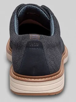 Oxfords|Casual Shoes-Nunn Bush Griff Knit Plain Toe Oxfords Brown