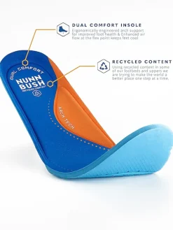 Oxfords|Casual Shoes-Nunn Bush Griff Knit Plain Toe Oxfords Brown