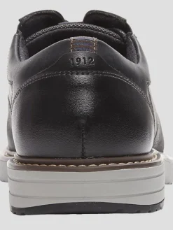 Casual Shoes|Casual Shoes-Nunn Bush Griff Leather Moc Toe Oxfords Black