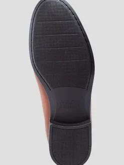 Loafers & Slip-ons-Johnston &Amp; Murphy Hawkins Venetian Leather Slip-On Loafers Cognac