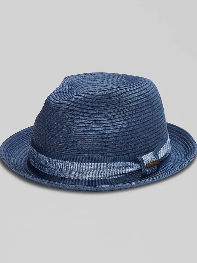 Hats-Biltmore Headband Fedora Navy