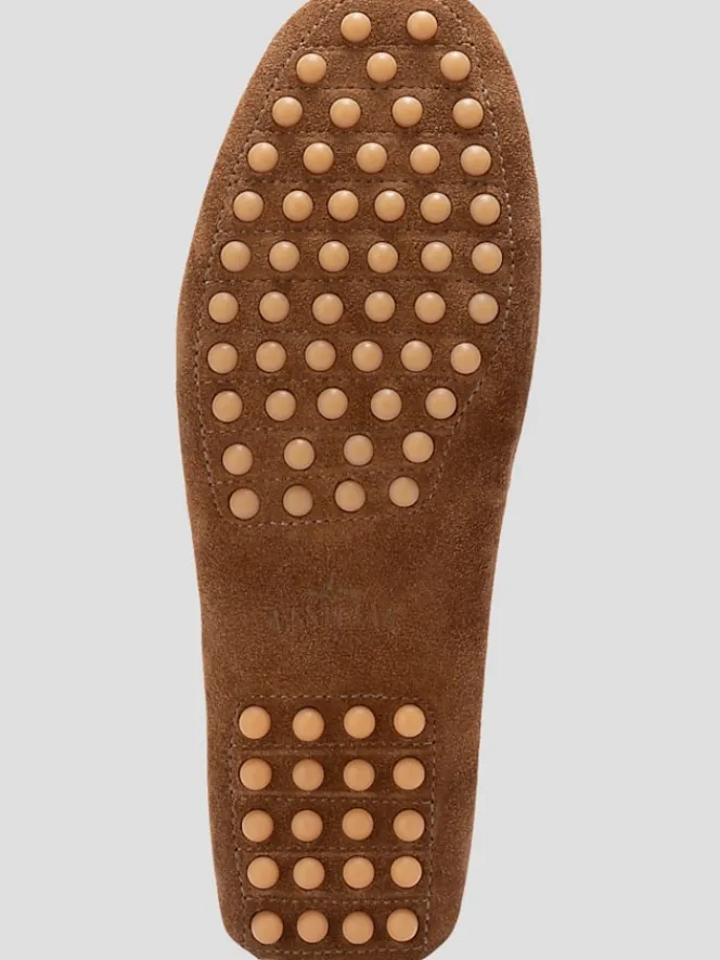 Loafers & Slip-ons-Eastland Henderson Leather Driving Mocs Brown