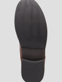 Boots-Eastland High Fidelity Cap Toe Lace-Up Boots Cognac