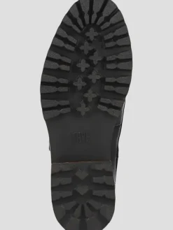 Loafers & Slip-ons-Frye Hudson Camp Moc Toe Loafers Black