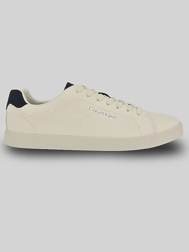 Sneakers|Casual Shoes-Calvin Klein Ilano Casual Lace Up Sneakers Ivory