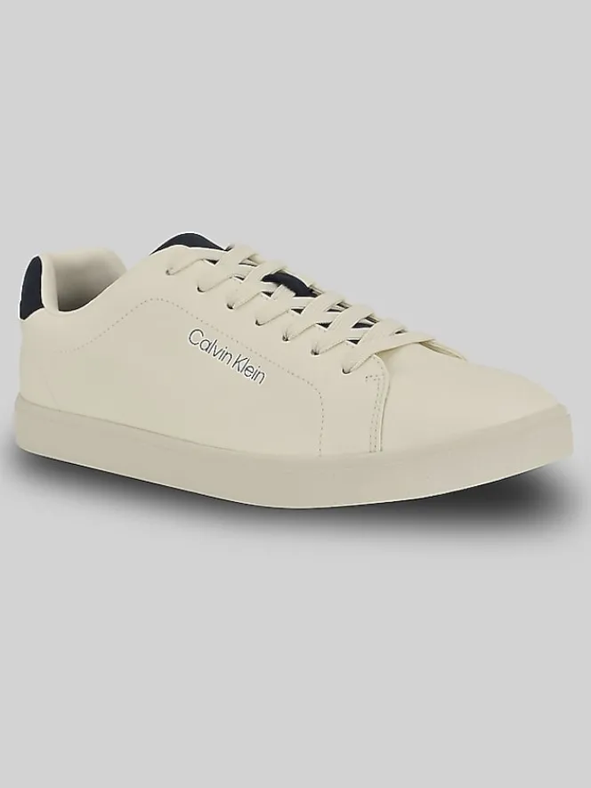 Sneakers|Casual Shoes-Calvin Klein Ilano Casual Lace Up Sneakers Ivory