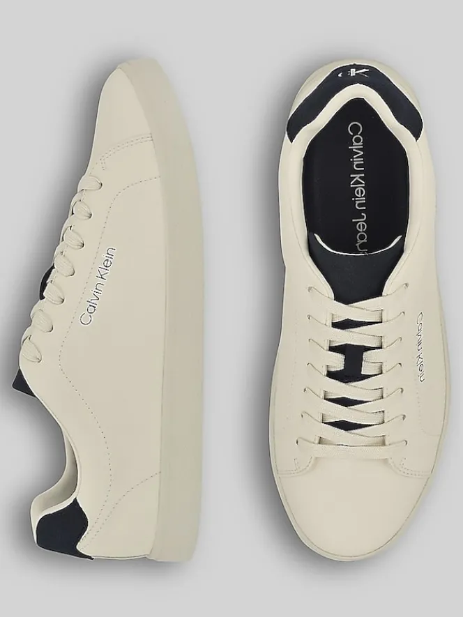 Sneakers|Casual Shoes-Calvin Klein Ilano Casual Lace Up Sneakers Ivory