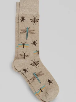 Socks-Egara Insects Socks Oatmeal Heather
