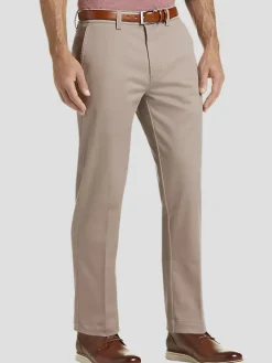 Casual Pants & Chinos|Casual Pants & Chinos-Haggar Iron Free Premium Khaki&trade; Straight Fit Flat Front Pant Black Casual