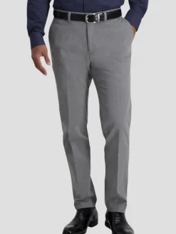 Casual Pants & Chinos|Casual Pants & Chinos-Haggar Iron Free Premium Khaki&trade; Slim/Straight Fit Flat Front Pant Black Casual