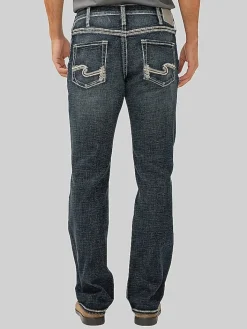 Jeans|Jeans-Silver Jeans Jace Slim Fit Bootcut Jeans Dark Wash