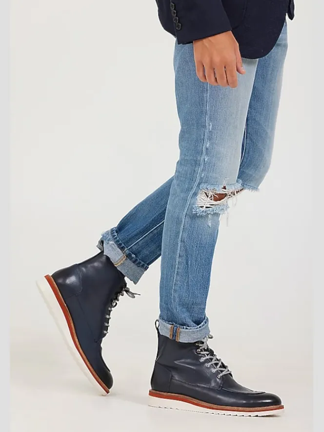 Boots-Vintage Foundry Jimara Leather Lace-up Boots Black