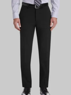 Dress Pants-Haggar J.M. &trade; 4 Way Stretch Flat Front Dress Pant Black