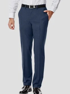 Dress Pants|3-piece Suits-Haggar J.M. &trade;  4 Way Stretch Slim Fit Flat Front Suit Pant Black Solid