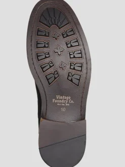 Boots-Vintage Foundry Johah Leather Chelsea Boots Black