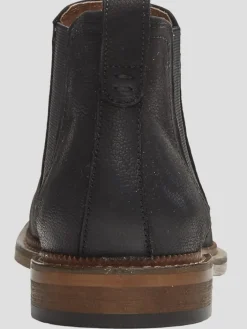 Boots-Vintage Foundry Johah Leather Chelsea Boots Black