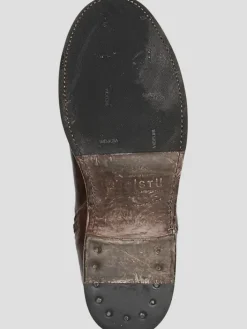 Boots-Bedstu Kaldi Leather Plain Toe Boots Brown