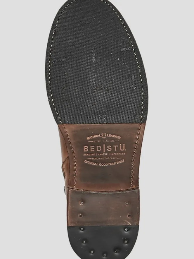 Boots-Bedstu Kaldi Leather Plain Toe Boots Tan