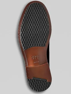 Loafers & Slip-ons-Nunn Bush Keaton Moc Toe Tassel Slip-On Shoes Black