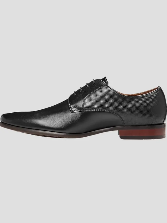 Oxfords|Dress & Formal Shoes-Florsheim Kierland Leather Plain Toe Oxfords Black