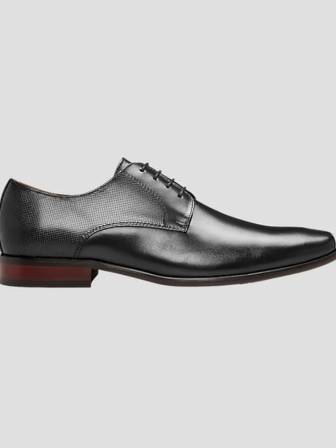 Oxfords|Dress & Formal Shoes-Florsheim Kierland Leather Plain Toe Oxfords Black