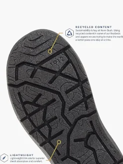 Casual Shoes|Casual Shoes-Nunn Bush Laguna 3-Strap River Sandals Black