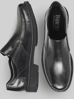 Loafers & Slip-ons|Casual Shoes-Born Shoes Laken Bike Toe Shoes Black