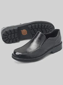 Loafers & Slip-ons|Casual Shoes-Born Shoes Laken Bike Toe Shoes Black