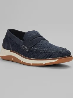 Loafers & Slip-ons-Rockport Lance Casual Loafers Dk Blue