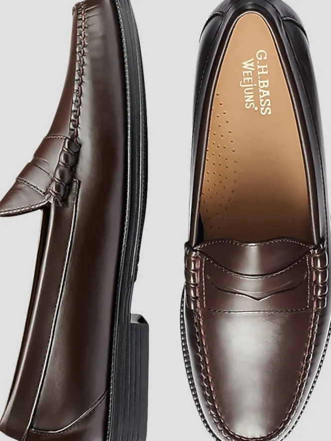 Loafers & Slip-ons|Casual Shoes-G.H.BASS Larson Easy Weejuns® Moc Toe Loafers Black